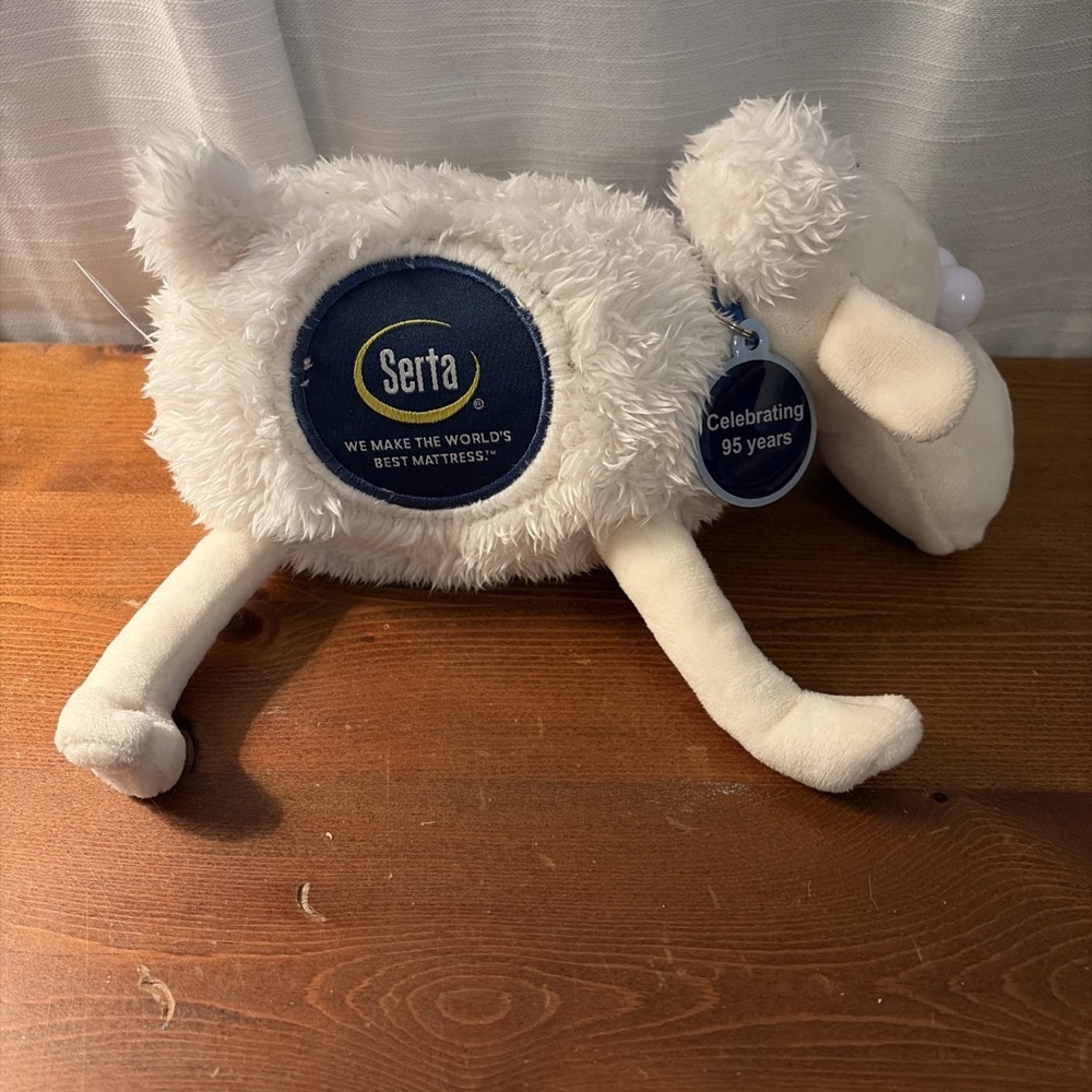 Serta Mattress Sheep #95 95th Anniversary 8" Plush Toy